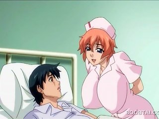 A Well-endowed Nurse Performs Oral And Penetrative Sex In An Animated Video